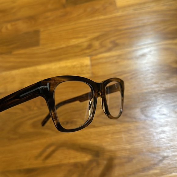 Tom Ford - Eye Glasses Blue Block - Brown Tortoise - Picture 4 of 14